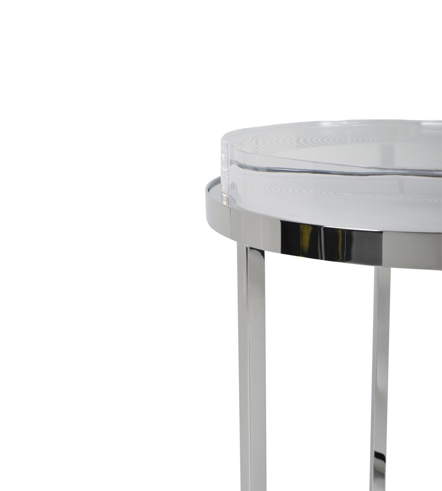 Acrylic Rings [Large] Side Table - Eric Brand