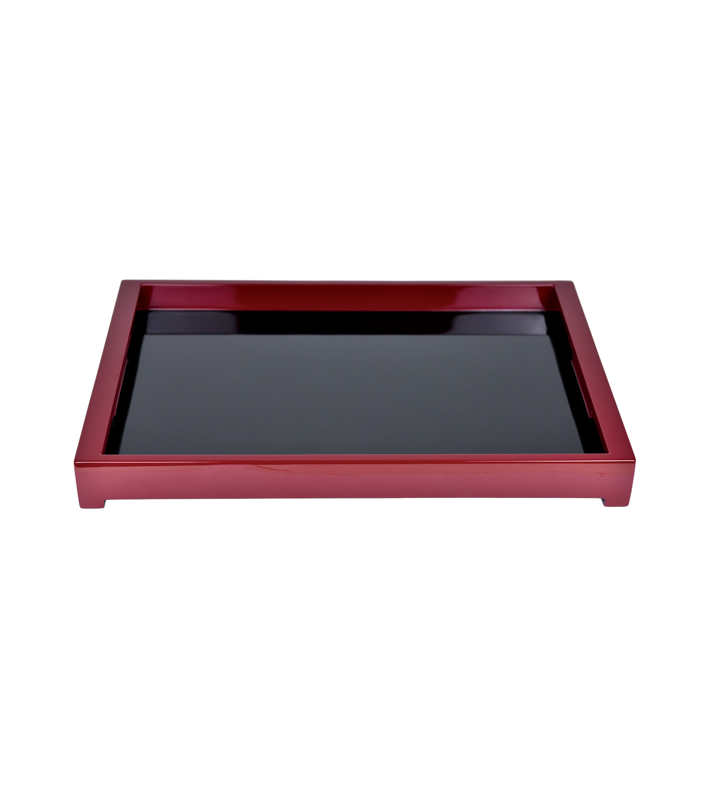 Lacquer Tray Black & Red