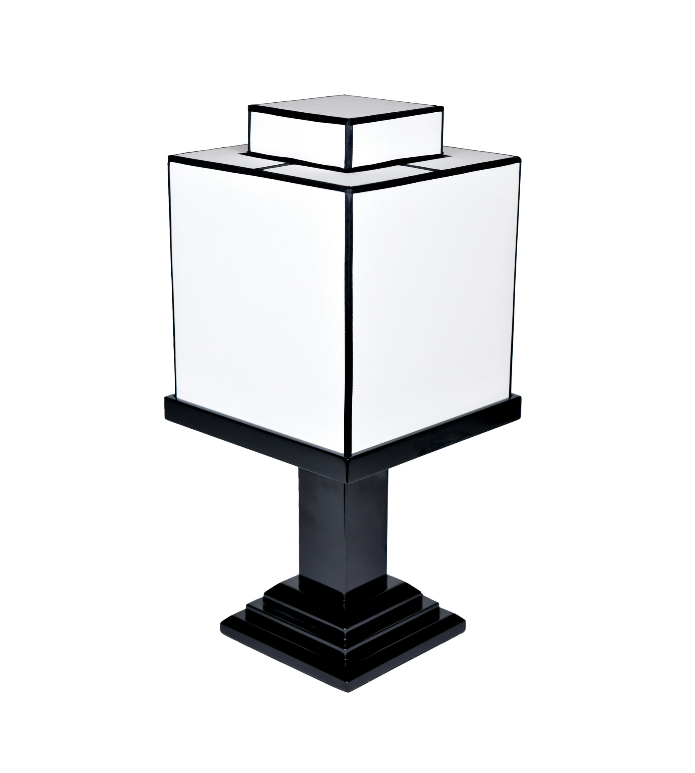 Lacquer Square Lamp – Midnight